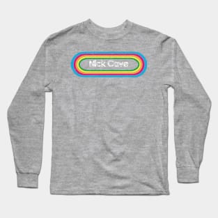 nick cave ll rainbow retro Long Sleeve T-Shirt